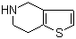 structure of CAS# 54903-50-3, 4,5,6,7-Tetrahydrothieno[3,2-c]pyridine