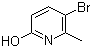 structure of CAS# 54923-31-8, 3-Bromo-6-hydroxy-2-methylpyridine