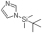 structure of CAS# 54925-64-3, 1-(tert-Butyldimethylsilyl)imidazole