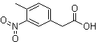 structure of CAS# 54941-44-5, 4-Methyl-3-nitrobenzeneacetic acid