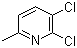 structure of CAS# 54957-86-7, 2,3-Dichloro-6-methylpyridine
