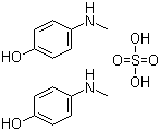 structure of CAS# 55-55-0, 4-Methylaminophenol sulfate