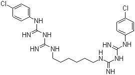 氯己定分子结构 (CAS 55-56-1)