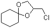 structure of CAS# 5503-32-2, 2-(Chloromethyl)-1,4-dioxaspiro[4.5]decane
