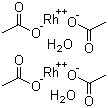 Rhodium (II) acetate dimer dihydrate molecular structure (CAS 5503-41-3)