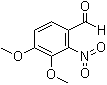 3,4-Dimethoxy-2-nitrobenzaldehyde molecular structure (CAS 55149-84-3)
