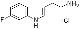 structure of CAS# 55206-24-1, 6-Fluorotryptamine hydrochloride