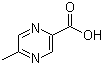 structure of CAS# 5521-55-1, 5-Methyl-2-pyrazinecarboxylic acid