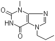 structure of CAS# 55242-64-3, 3-Methyl-7-propylxanthine