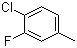 structure of CAS# 5527-94-6, 3-Fluoro-4-chlorotoluene
