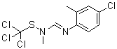CAS # 55311-57-4, N'-(4-Chloro-2-methylphenyl)-N-methyl-N-[(trichloromethyl)thio]methanimidamide, U 42662