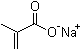 甲基丙烯酸钠分子结构 (CAS 5536-61-8)