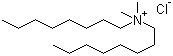 structure of CAS# 5538-94-3, Bisoctyl dimethyl ammonium chloride