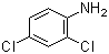 structure of CAS# 554-00-7, 2,4-Dichloroaniline