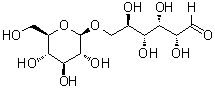 structure of CAS# 554-91-6, 6-O-beta-D-吡喃葡萄糖基-D-葡萄糖