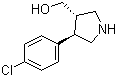 CAS # 55438-52-3, ((3S,4R)-4-(4-Chlorophenyl)pyrrolidin-3-yl)methanol