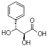 CAS # 55449-79-1, (-)-(2S,3R)-Phenylglyceric acid, (alphaS,betaR)-alpha,beta-Dihydroxybenzenepropanoic acid