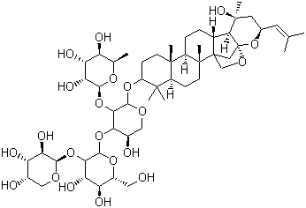 酸枣仁皂苷 B分子结构 (CAS 55466-05-2)