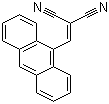 (9-Anthrylmethylene)malononitrile molecular structure (CAS 55490-87-4)