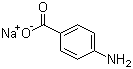 structure of CAS# 555-06-6, Aminobenzoate sodium
