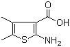 structure of CAS# 55502-96-0, 2-Amino-4,5-dimethylthiophene-3-carboxylic acid