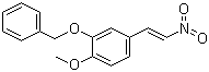 3-苄氧基-4-甲氧基-beta-硝基苯乙烯分子结构 (CAS 55507-05-6)