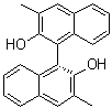 structure of CAS# 55515-98-5, (1R)-3,3'-二甲基[1,1'-联萘]-2,2'-二醇