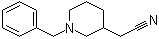1-苄基-3-哌啶乙腈分子结构 (CAS 5562-20-9)