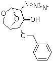 CAS # 55682-47-8, 1,6-Anhydro-2-azido-2-deoxy-4-O-(phenylmethyl)-beta-D-glucopyranose
