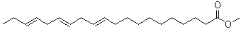 structure of CAS# 55682-88-7, 11,14,17-二十碳三烯酸甲酯