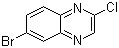structure of CAS# 55687-02-0, 6-Bromo-2-chloroquinoxaline