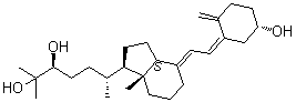 structure of CAS# 55700-58-8, 24S,25-Dihydroxyvitamin D3