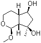 [1S-(1alpha,4alpha,5alpha,7alpha,7alpha)]-八氢-1-甲氧基-7-甲基环戊并[c]吡喃-5,7-二醇分子结构 (CAS 55732-36-0)