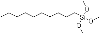 正癸基三甲氧基硅烷分子结构 (CAS 5575-48-4)