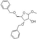 structure of CAS# 55775-39-8, Methyl 3,5-di-O-benzyl-D-ribofuranoside