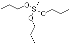 甲基三丙氧基硅烷分子结构 (CAS 5581-66-8)