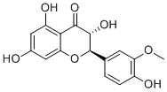 CAS # 55812-91-4, (+)-Dihydroisorhamnetin, (2R,3R)-3,5,7-trihydroxy-2-(4-hydroxy-3-methoxyphenyl)-2,3-dihydrochromen-4-one