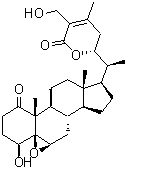 CAS 登录号：5589-41-3, 2,3-二氢醉茄素 A