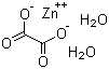 Zinc oxalate dihydrate molecular structure (CAS 55906-21-3)