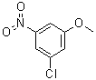 structure of CAS# 55910-07-1, 3-氯-5-硝基苯甲醚