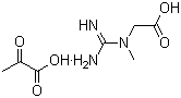 CAS # 55965-97-4, Creatine pyruvate, 2-Oxo-propanoic acid Pyruvate-creatine mixt, N-(Aminoiminomethyl)-N-methyl-glycine mixt. with 2-oxopropanoic acid