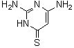 2,6-二氨基-4(3H)-嘧啶硫酮分子结构 (CAS 56-08-6)