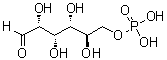 D-Glucose 6-phosphate molecular structure (CAS 56-73-5)