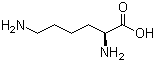 structure of CAS# 56-87-1, L-Lysine