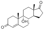 CAS 登录号：560-62-3, 9-羟基-4-雄甾烯-3,17-二酮