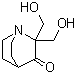 2,2-双(羟基甲基)-1-氮杂双环[2.2.2]辛烷-3-酮分子结构 (CAS 5608-24-2)