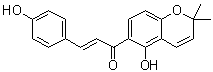 4-Hydroxylonchocarpin molecular structure (CAS 56083-03-5)