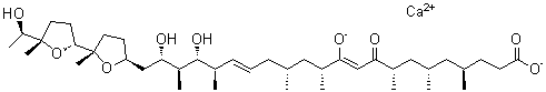 structure of CAS# 56092-82-1, Calcium ionomycin