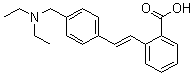 CAS # 561066-99-7, 2-[(1E)-2-[4-[(Diethylamino)methyl]phenyl]ethenyl]benzoic acid