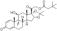 structure of CAS# 5611-51-8, 己曲安奈德